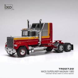 Mack Superliner Magnum 1985 Silver Red IXO TR227