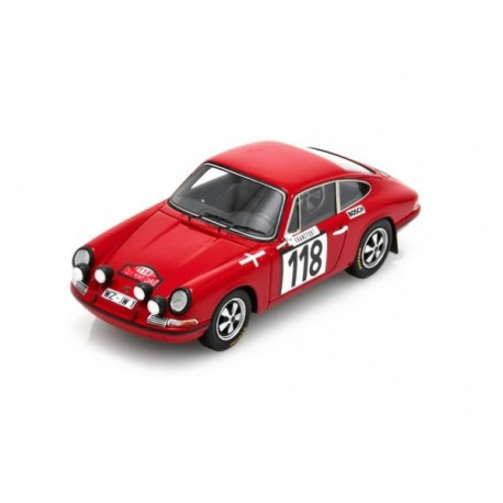 Porsche 911S 188 Rallye Monte Carlo 1967 Antoine Goubert - Jean Clement Spark S6606