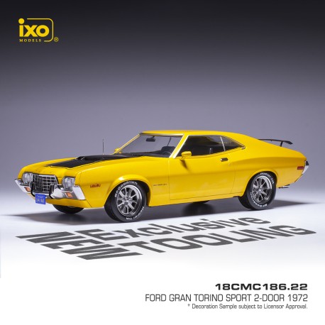 Ford Gran Torino Sport 1972 Yellow IXO 18CMC186