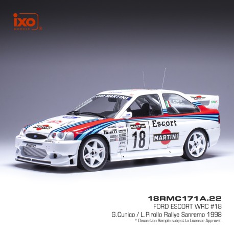 Ford Escort WRC 18 WRC Rallye de Sanremo 1998 Cunico - Pirollo IXO 18RMC171A