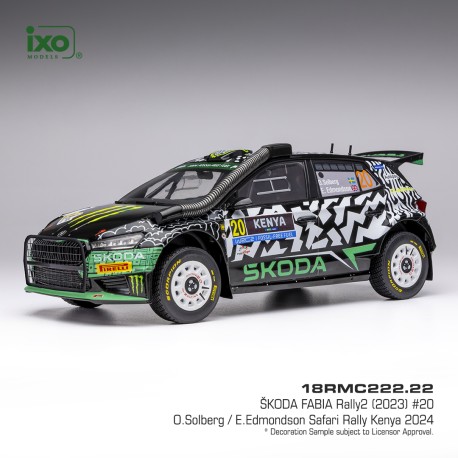 Skoda Fabia Rally2 22 Rallye Safari du Kenya 2024 O.Solberg - E.Edmondson IXO 18RMC222