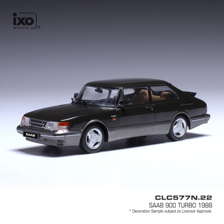 Saab 900 Turbo 1988 Black IXO CLC577N