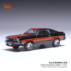 Ford Mustang II Cobra 1977 Black decorated IXO CLC599N