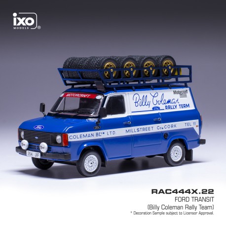 Ford Transit MKI Billy Coleman Rally Team 1975 IXO RAC444X