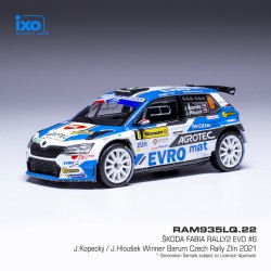 Skoda Fabia Rally2 Evo 6 Barum Rally Zlin 2021 Kopecky - Hlousek IXO RAM935