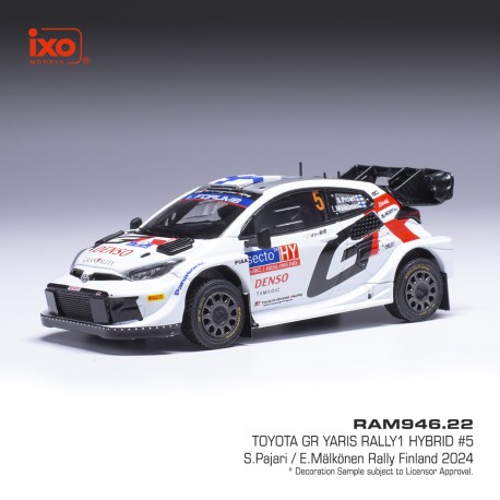Toyota Yaris Rally1 Hybrid 5 Rallye de Finlande 2024 S. Pajari - E. Malkonen IXO RAM946