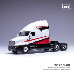 Kenworth T2000 1998 White Red IXO TR214