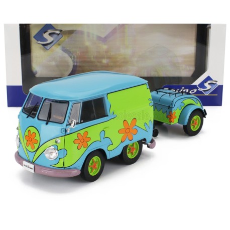 Volkswagen T1 Van Kool Combi Ghosthunters Machine 1950 Blue Green Solido S1810904