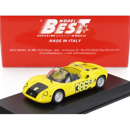 Fiat Abarth 1000SP Spider 386 Trieste Opicina Mauro Baldi 1970 Best Model BEST9867