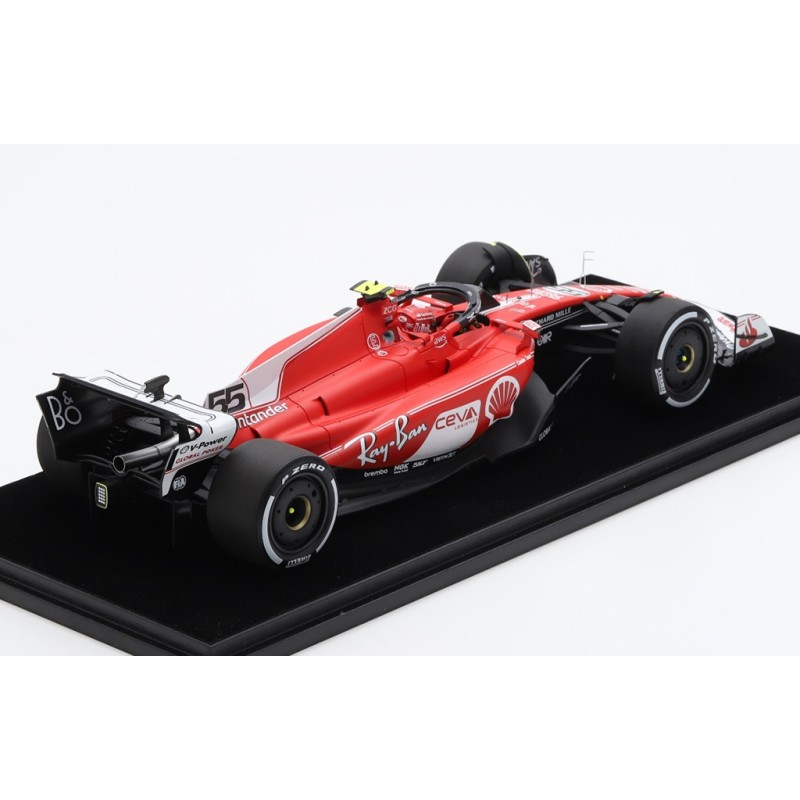 Miniature F1 LookSmart Ferrari SF-23 #55 Sainz – Las Vegas GP 2023, échelle 1/18