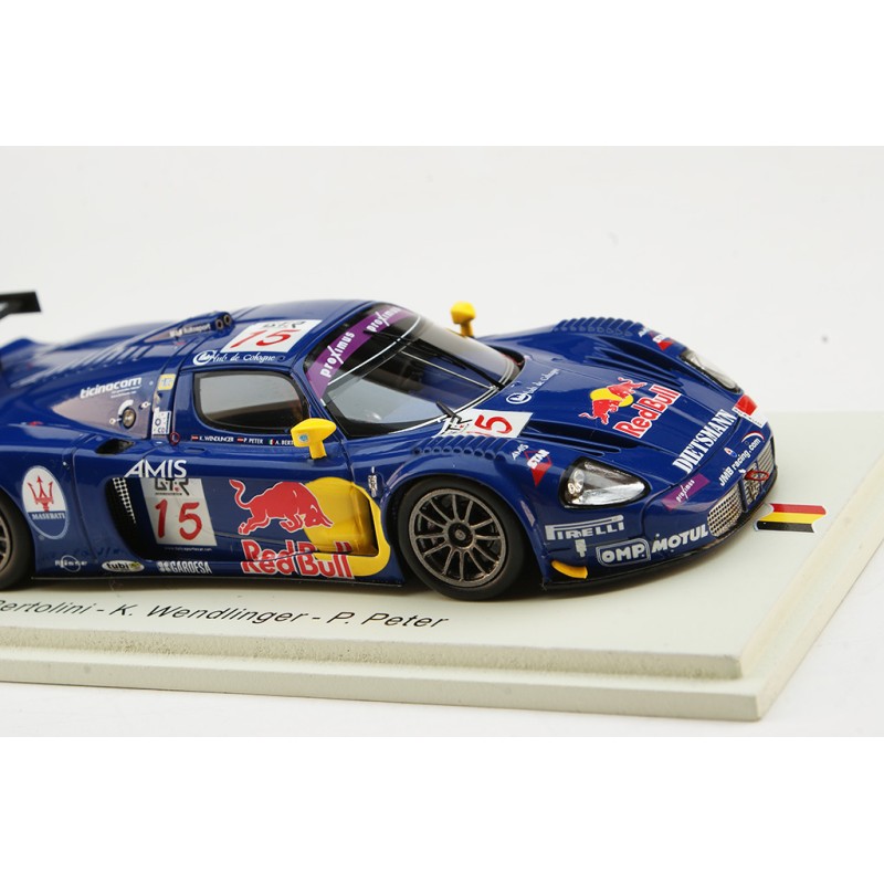 Miniature Spark 1/43 Maserati MC12 GT1 #15 Spa 2005, Bertolini Wendlinger