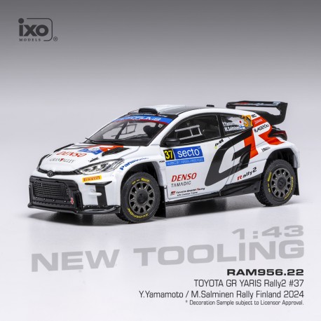 Toyota Yaris Rally2 37 Rallye de Finlande 2024 Y.Yamamoto - M.Salminen IXO RAM956