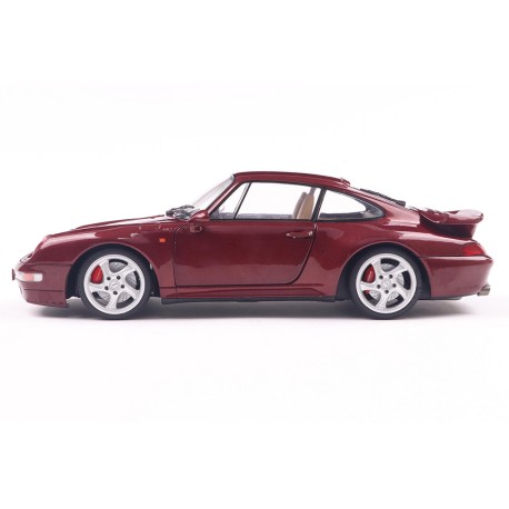 Porsche&nbsp;911 993 Turbo Coupe 1993 Silver Solido S1810102