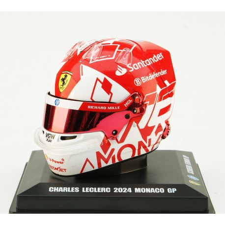 Casque Helmet 1/5 Charles Leclerc Ferrari F1 Monaco 2024 Looksmart LSHEL001