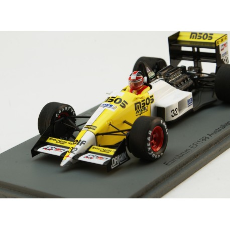 Modèle Réduit F1 Spark 1/43 - Eurobrun ER188 #32 Monaco GP 1988 Oscar Larrauri 423495