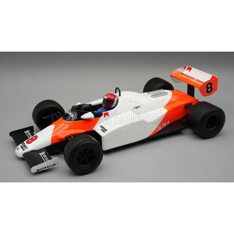 McLaren MP4/1C with driver 8 Niki Lauda F1 USA Ouest Long Beach 1983 Tecnomodel TMD18-402B