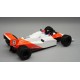 McLaren MP4/1C with driver and rain tyres 8 Niki Lauda F1 Monaco 1983 Tecnomodel TMD18-402C