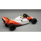 McLaren MP4/1C with driver 7 Ayrton Senna F1 Silverstone Test Drive 1983 Tecnomodel TMD18-402E