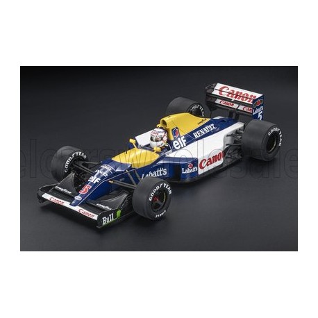Williams Renault FW14B with driver 5 Nigel Mansell F1 Winner France 1992 GP Replicas GP43-016EWD