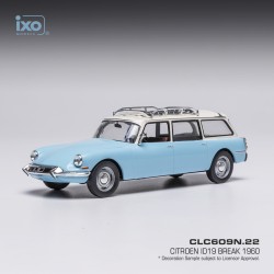 Citroen ID 19 Break 1960 Light Blue White IXO CLC609N