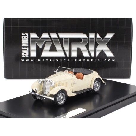 Rover 12HP P1 Tourer Cabriolet Open 1934 White Matrix MX41706-133