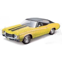 Chevrolet Chevelle SS 454 Coupe 1971 Yellow Matt Black Maisto 31890Y