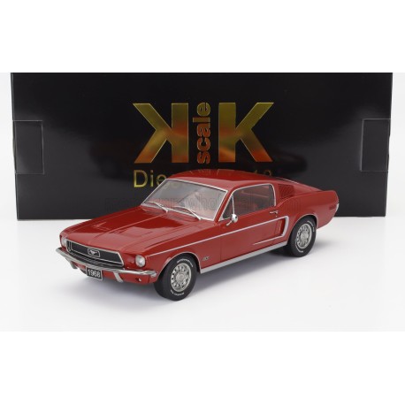 Ford&nbsp;Mustang&nbsp;GT&nbsp;Fastback&nbsp;Coupe 1968 Red KK Scale KKDC181392