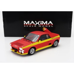 Fiat Abarth&nbsp;SE030&nbsp;Pininfarina road&nbsp;test 1974 Matt&nbsp;Red&nbsp;Yellow Maxima MAX006002