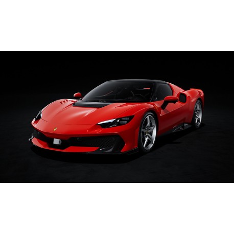 Ferrari 296 Speciale Rosso Corsa with roof Nero DS Looksmart LS564B