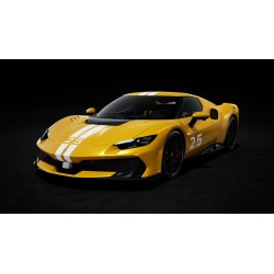 Ferrari 296 Speciale Giallo Tristrato with livery Looksmart LS564C