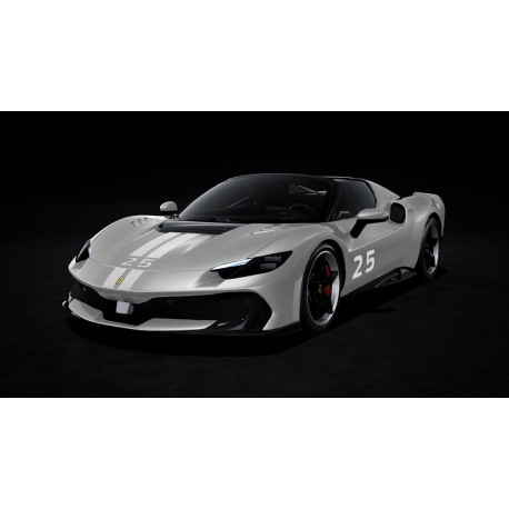 Ferrari 296 Speciale A Grigio Squalo with livery Looksmart LS565D