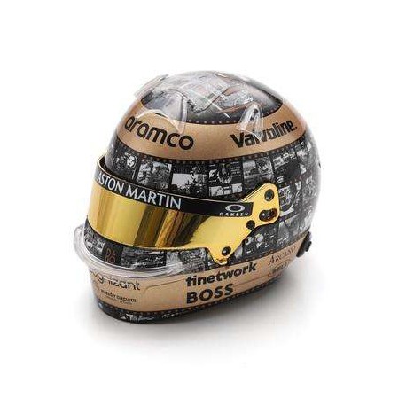 Casque Helmet 1/5 Fernando Alonso Aston Martin F1 Mexique 2024 Spark 5HF176