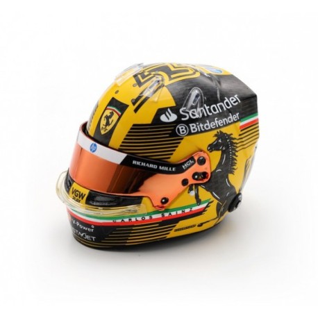 Casque Helmet 1/5 Carlos Sainz Jr Ferrari F1 Monza 2024 Looksmart LSHEL005