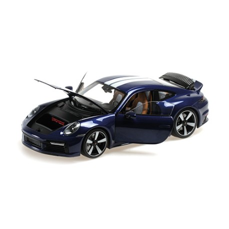 Porsche 911 992 Sport Classic 2022 Blue Met Minichamps 110069202
