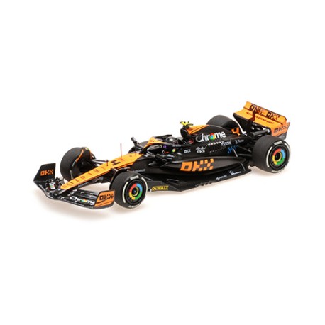 McLaren Mercedes MCL60 4 Lando Norris F1 2ème Singapour 2023 Minichamps 537235904