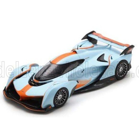 McLaren Solus GT 2025 Light Blue Orange Spark 18S1036