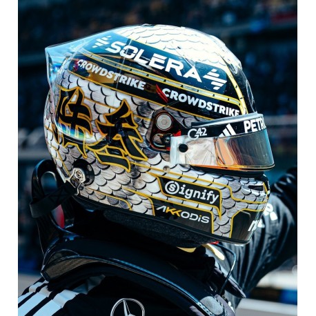 Casque Helmet 1/5 George Russell Mercedes F1 Chine 2025 Spark 5HF199
