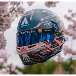 Casque Helmet 1/5 Alexander Albon Williams F1 Japon 2025 Spark 5HF202