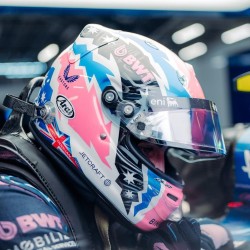 Casque Helmet 1/5 Jack Doohan Alpine F1 2025 Spark 5HF205