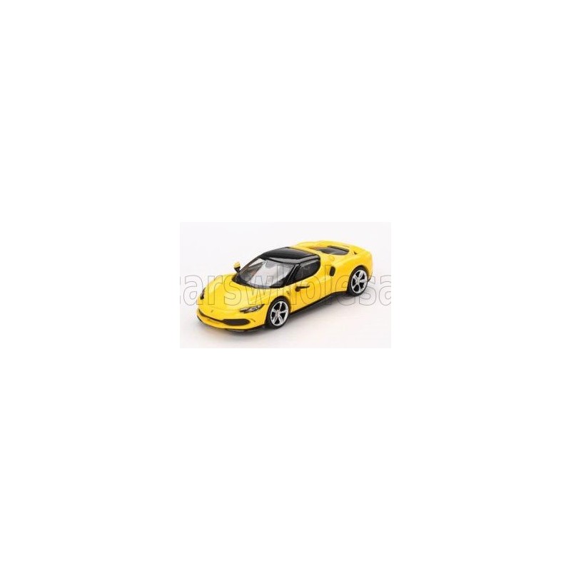 BBR BBRC264C 1/43 Ferrari 296 GTB Giallo Modena Modèle Voiture Limité