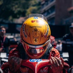 Casque Helmet 1/5 Lewis Hamilton Ferrari F1 Monaco 2025 Looksmart LSHEL016