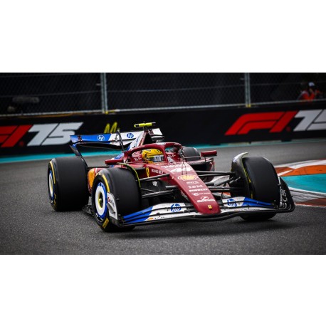Ferrari SF-25 44 Lewis Hamilton F1 Miami 2025 Looksmart LS18F1077