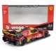 Ferrari 499P 3.0L Turbo V6 50 Winner 24 Heures du Mans 2024 Bburago 18-01982-50