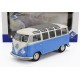 Volkswagen T1 Samba Minibus 1962 Light Blue White Solido S1813401