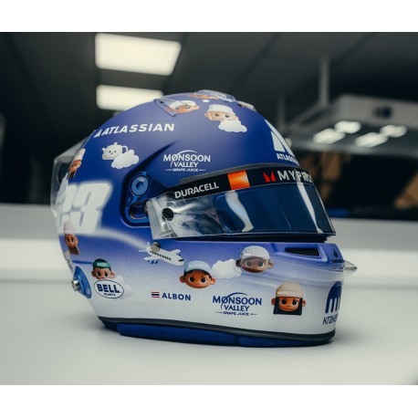 Casque Helmet 1/5 Alexander Albon Williams F1 Angleterre 2025 Spark 5HF219