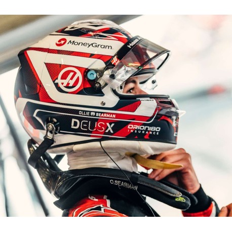 Casque Helmet 1/5 Ollie Bearman Haas F1 Angleterre 2025 Spark 5HF221