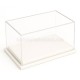 Vitrine Casque 1/2 Helmet Display Box Leather Base White Atlantic 11003