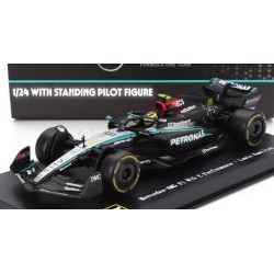 Mercedes W15 EQ Performance 44 Lewis Hamilton F1 2024 Bburago BU28069-H