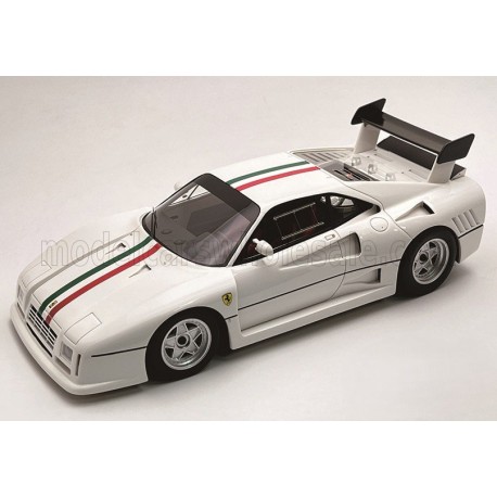 Ferrari 288 GTO Evoluzione Italian Flag Stripe 1985 White Tecnomodel TM18-361D