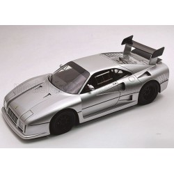 Ferrari 288 GTO Evoluzione Black Wheels 1985 Nurburgring Silver Tecnomodel TM18-361F